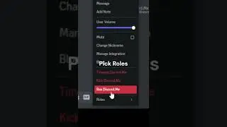 How To Pick Roles For Someone On Discord