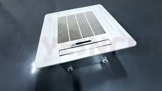 Can the infrared remote control of a mobile phone control the cassette fan coil in a shopping mall?