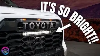 TRD LIGHT BAR!! How to Turn On 2022 Tundra TRD Pro 