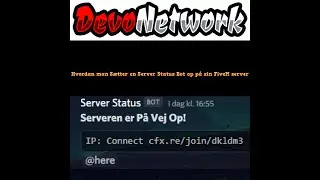 Hvordan man Får en Server Status bot op på Sin FiveM Server