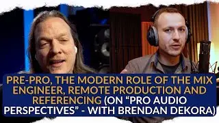 Pre-Pro And The Modern Role Of The Mix Engineer (On "Pro Audio Perspectives" - With Brendan Dekora)
