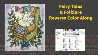 Let's color THE most adorable page from Fairy Tales & Folklore