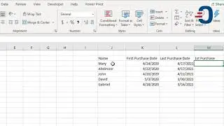 How to Get the First and Last Purchase Date of Customer then Purchase Price