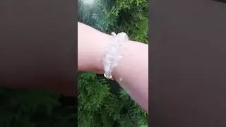 Браслет из горного хрусталя.