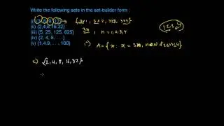 How to Represent in Set Builder Form - Set Theory 7