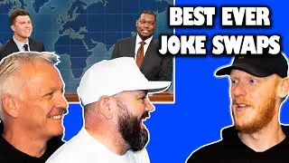 Colin and Che BEST EVER Joke Swaps! SNL Weekend Update REACTION | OFFICE BLOKES REACT!!