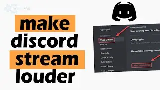 How to make discord stream louder 2023