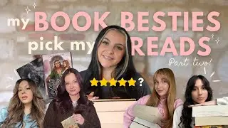 BOOKTUBERS pick my READS reading vlog (part two) 📖🥀 adding a new book to my god tier list? 🌟