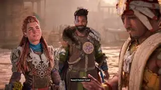 Horizon Forbidden West (PS4) - 003C4, cutscene only - Sun-King Avad (The Point of the Lance)
