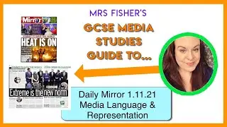 GCSE Media - Daily Mirror 1.11.21 - Media Language & Representation
