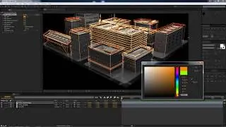 Шурешки. Использование Atom Array. Фрагмент курса «Cinema 4D & AE»