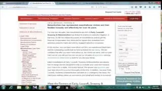 mesothelioma law suit