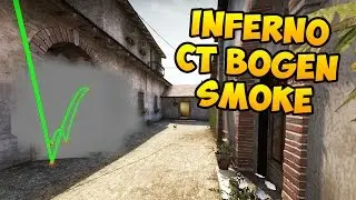 CS:GO - Smoke Tutorial #26 - Inferno CT Bogen Smoke