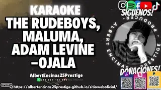 The Rudeboyz, Maluma, Adam Levine – Ojalá (INSTRUMENTAL/KARAOKE/LETRA/PISTA) I AlbertEncinas25