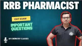 RRB pharmacist II exit exam important question