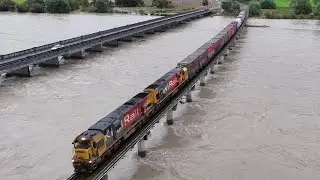 Kiwirail Powers Through Orange Warning Floods in Marlborough