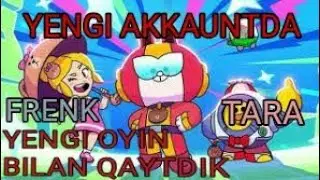 Brawl stars YENGI akkauntda YENGICHA oyinla BILAN qaytdik