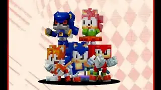 alphs sonic skin pack for Minecraft PE 