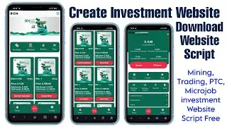 Mining Website Php Laravel Script Download | Create Free investment Website | Free Download Script