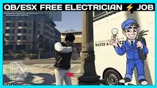 QB/ESX ELECTRICAN ⚡ JOB *FREE* | FiveM Roleplay Scripts | FiveM Tutorial 2023 | MJ DEVELOPMENT