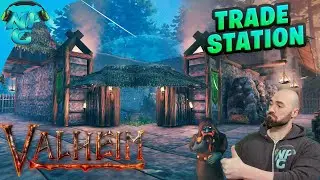 VALHEIM - Making Haldor Happy with this Epic Trade Station Build!