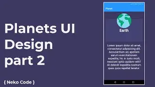 Planets UI Design part 2 - App UI Design (Java)