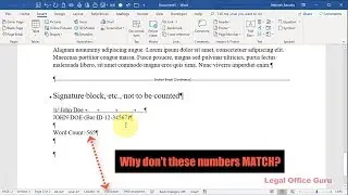 MS Word's Word Count isn't always accurate
