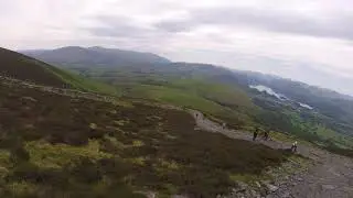 climbing to little skiddaw.
