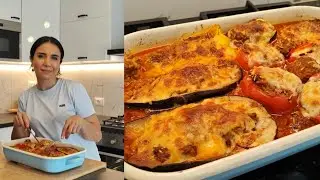 ԼՑՈՆԱԾ ԲԱՆՋԱՐԵՂԵՆ, ամառային համեղ ուտեստ/ фаршированные овощи/ Запечённые овощи с фаршем в духовке
