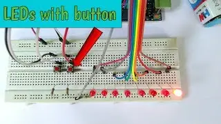 Control LEDs with buttons || by es tech knowledge
