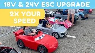 Power Wheels ESC Speed Upgrade | How to make your power wheels go faster