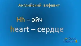 Английский алфавит. Часть 2. English alphabet. Part 2