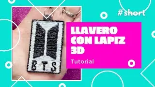 Tutorial de llavero de bts con lapiz 3D