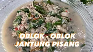 Rural Menu | Banana Heart Oblok Oblok | A Traditional Recipe