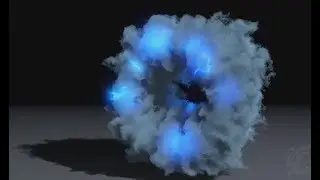 Cinema 4D Tutorial Creating Thanos Portal FX with Turbulence FD (English)