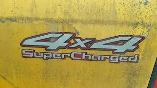 2001 Nissan Supercharged Frontier in the Junkyard