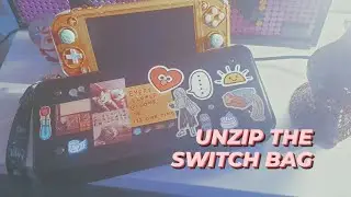 let's unzip the switch bag - games and accessories.