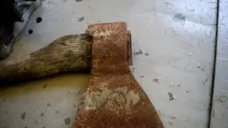 How to weld a cracked axe