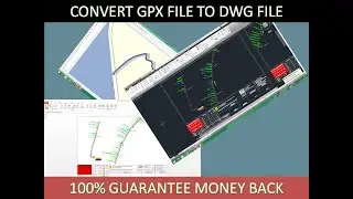 Convert GPX file To Autocad