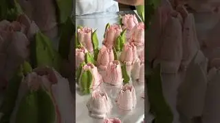 Зефирные цветы🔥Рецепт в комментариях👇
