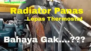The effect of removing the radiator thermostat when it overheats