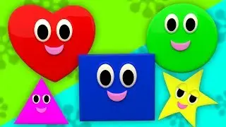 şekil şarkısı | farklı şekiller öğrenmek | Bebek Şarkıları Çizgi Film | Shape Song | Kids tv Türkçe
