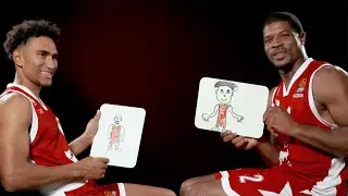 DRAW your teammate CHALLENGE | Maodo LO and Kyle HINES | Who Draws it Better?