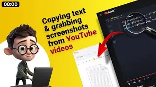 Browser Extensions: Copying text and grabbing screenshots from YouTube videos