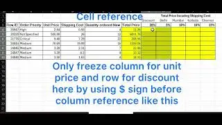 Excel Cell Reference Dynamic and Absolute!!!