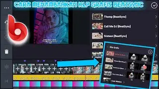 Cara menambahkan klip grafis Beatsync ke aplikasi kinemaster