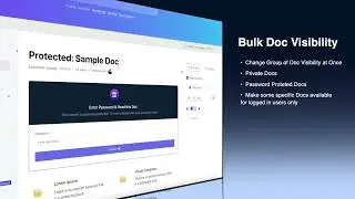 EazyDocs Bulk Visibility, Restricted Docs, Internal Docs Features