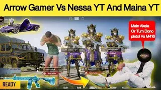 @ArrowGamer  vs Nessa YT And @mainayt  1V2 TDM