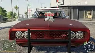 Легковой автомобиль 1970 Charger General Lee v2.0 для Farming Simulator 2019