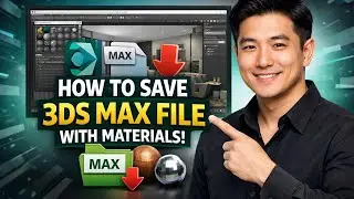 How to SAVE 3DS MAX FILE WITH MATERIALS (Step by Step)